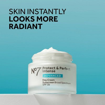 No7 Protect &amp; Perfect Intense Advanced Day Cream with SPF 30 1.69 fl oz - Imperfect Box