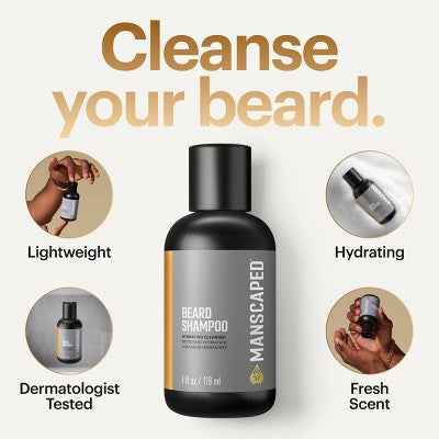 Manscaped Beard Shampoo 4 fl oz - New by This is Beauty US
