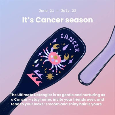 Tangle Teezer Ultimate Detangler Hair Brush Zodiac Cancer, Jun 21-Jul 22 Blue - New by This is Beauty US
