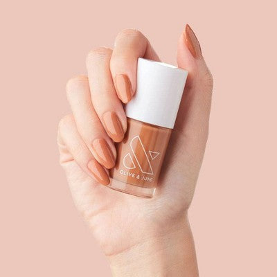 Olive &amp; June Long Lasting Nail Polish Caramel Budino 0.46 fl oz - Imperfect Container