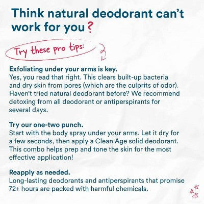 Clean Age Fresh AHA Deodorant + Body Spray for Teens 4 fl oz - New by This is Beauty US