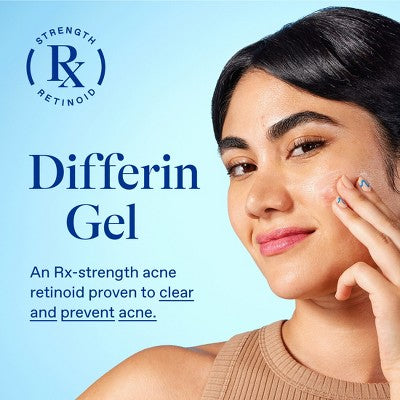 Differin Retinoid Acne Treatment; Adapalene Gel 0.1% 45g/1.6oz - New by This is Beauty US
