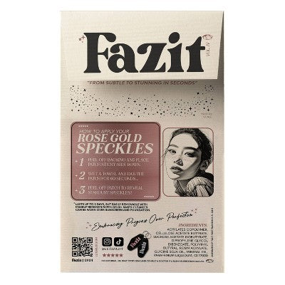 Fazit Rose Gold Glitter Freckle Makeup Patches - New by This is Beauty US