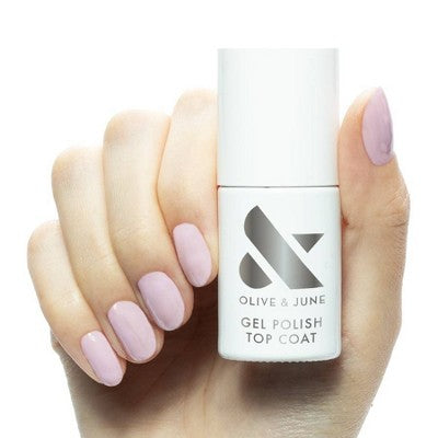 Olive &amp; June Gel Nail Polish Top Coat 0.46 fl oz - Imperfect Container