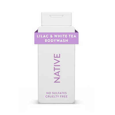 Native Body Wash for Women &amp;  Men Lilac &amp; White Tea Sulfate Free 18 fl oz - New