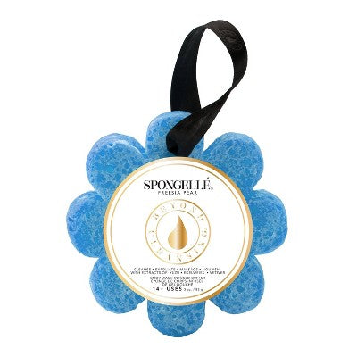 Spongelle Daisy Flower Collection Bath Sponges - Freesia Pear by This is Beauty US