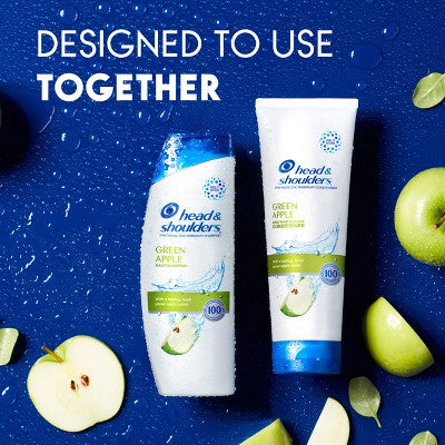 Head &amp; Shoulders Green Apple Dual Pack 23.4 fl oz/2ct - New