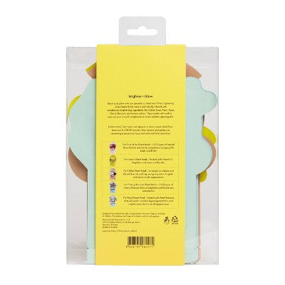 TONYMOLY Brighten &amp; Glow Sheet Mask Set - New