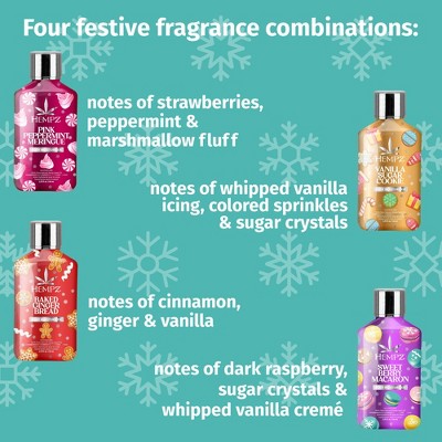 Hempz Limited Edition Moisturizing Body Lotion Gift Set Sugar &amp; Spice 9 fl oz/4pk - New