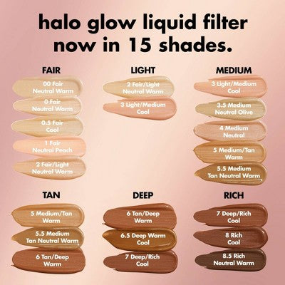 e.l.f. Halo Glow Liquid Filter Highlighter 6.5 Deep 1.06 fl oz - New by This is Beauty US