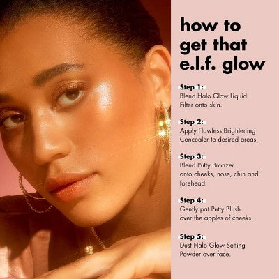 e.l.f. Halo Glow Liquid Filter Highlighter 6.5 Deep 1.06 fl oz - New by This is Beauty US