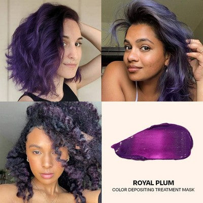 Overtone Royal Plum Daily Conditioner- Semi-Permanent Purple Hair Color 4.5 oz - New by This is Beauty US