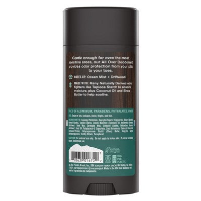 Every Man Jack All Over Solid Deodorant Coastal Surf 2.6oz - New by This is Beauty US