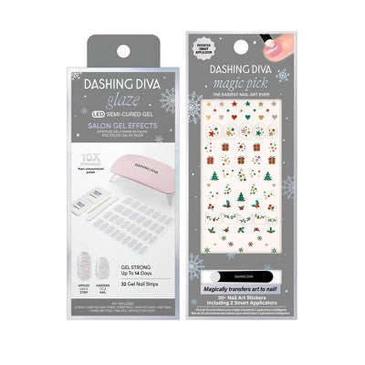Dashing Diva Glaze Starter Nail Art Gummy Bear + Magic Pick Nail Art 32ct - New by This is Beauty US