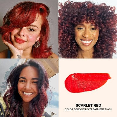 Overtone Scarlet Red Daily Conditioner- Semi-Permanent Ruby Red 4.5 oz - New by This is Beauty US