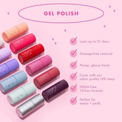 Olive &amp; June Gel Nail Polish Top Coat 0.46 fl oz - Imperfect Container