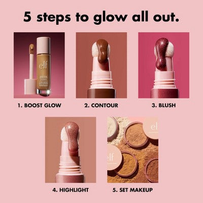 e.l.f. Halo Glow Liquid Filter Highlighter 6.5 Deep 1.06 fl oz - New by This is Beauty US