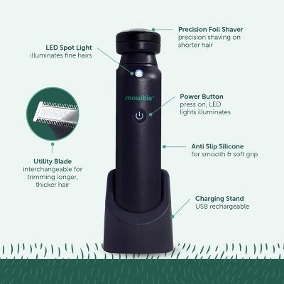 Mowbie Mens 360 Body Groomer - New by This is Beauty US