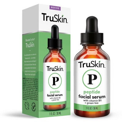 TruSkin Peptide Facial Serum with Vitamin B5 and Green Tea 1 fl oz - New by This is Beauty US