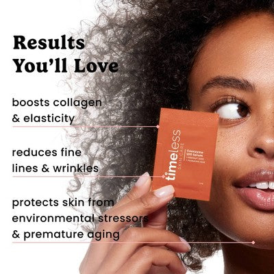 Timeless Skin Care Coenzyme Q10 Serum&amp;Pouches 28ct - New by This is Beauty US
