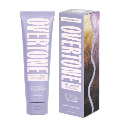 Overtone Smoky Lavender Hair Mask Semi-Permanent Hair Dye &amp; Color Conditioner - New
