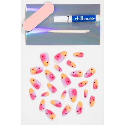 Chillhouse Chill Tips Press-On Fake Nails Sunset Sorbet 24ct - New by This is Beauty US