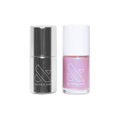 Olive &amp; June Top Coat Long Lasting Nail Polish Pink Goldfish 0.92 fl oz - New
