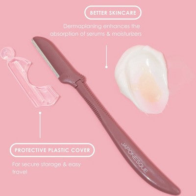 JAPONESQUE Precision Dermaplaner Facial Brush Razors 3ct - New by This is Beauty US
