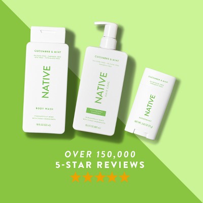 Native Solid Deodorant for Women &amp; Men Cucumber &amp; Mint  2.65oz - Imperfect Container