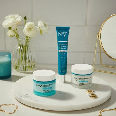 No7 Protect &amp; Perfect Intense Advanced Day Cream with SPF 30 1.69 fl oz - Imperfect Box