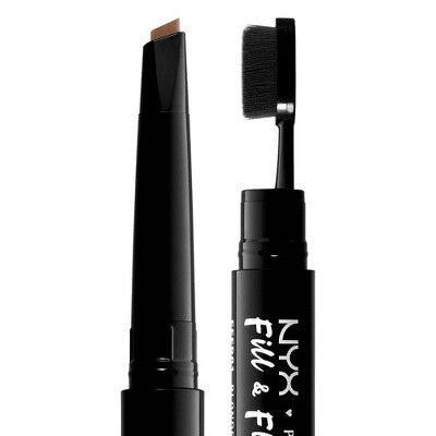 NYX Professional Makeup Fill &amp; Fluff Eyebrow Pomade Pencil Auburn 0.007oz - Imperfect Box by This is Beauty US