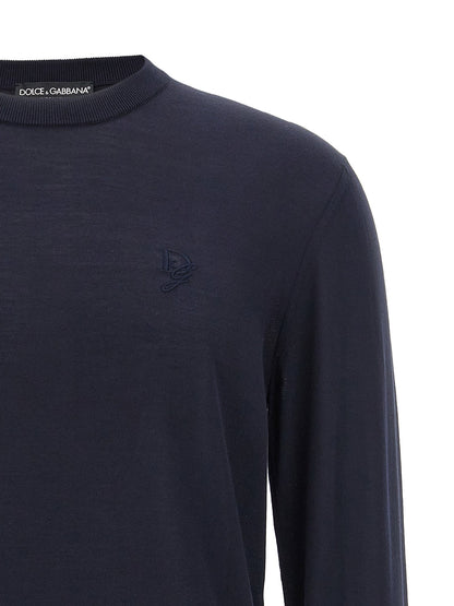 Dolce &amp; Gabbana Men Logo Embroidery Sweater by Luosophy