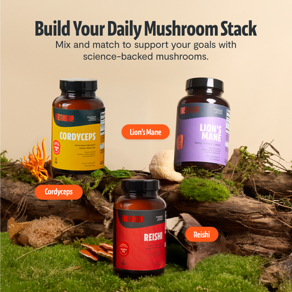 Organic Cordyceps Mushroom Supplement Capsules by FreshCap Mushrooms