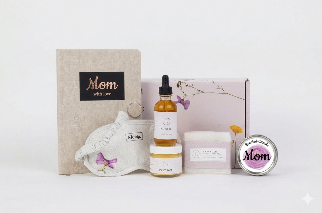 Pampering Mother’s Day Gift Box – Handmade Natural Skincare &amp; Spa Kit by Lizush