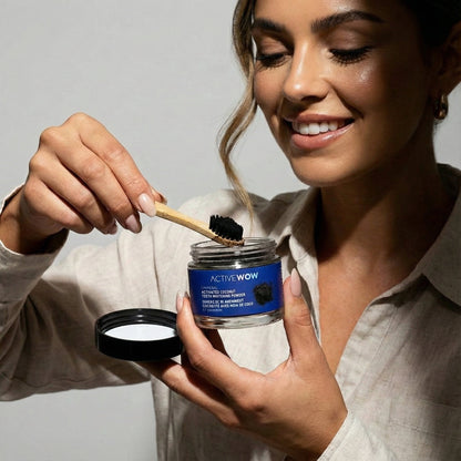 Activated Charcoal Teeth Whitening Powder by Active Wow