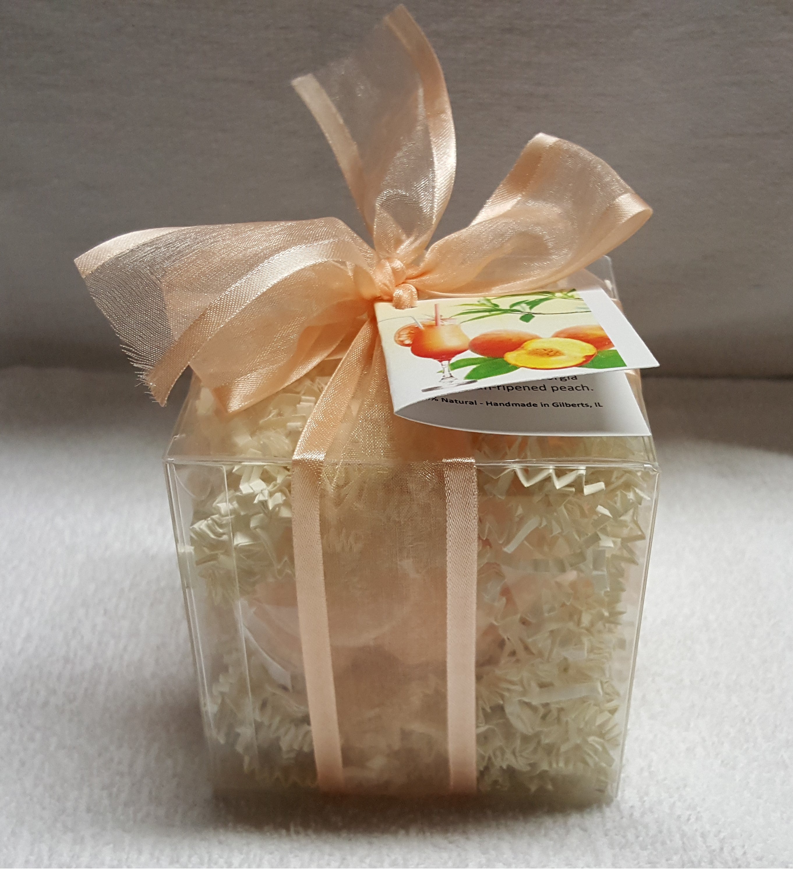 Georgia Peach 14-pack Bath Bomb Gift Set by Spa Pure