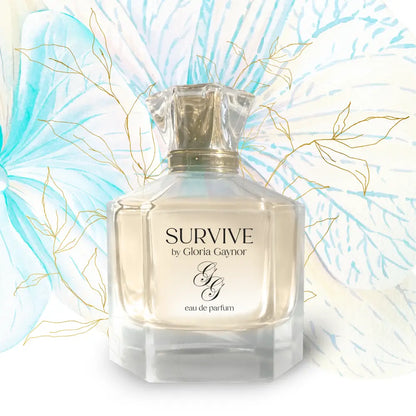 SURVIVE eau de parfum by Gloria Gaynor and Flowering Pharmacy by Best Clean Beauty