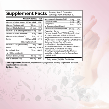 Glow Hair, Skin, and Nail Support Supplement by ForWomn | Women&