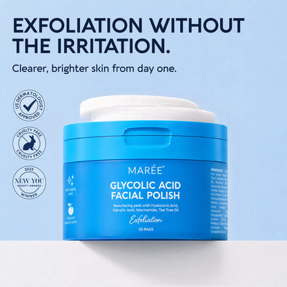 Glycolic Acid Exfoliating Pads by Maree
