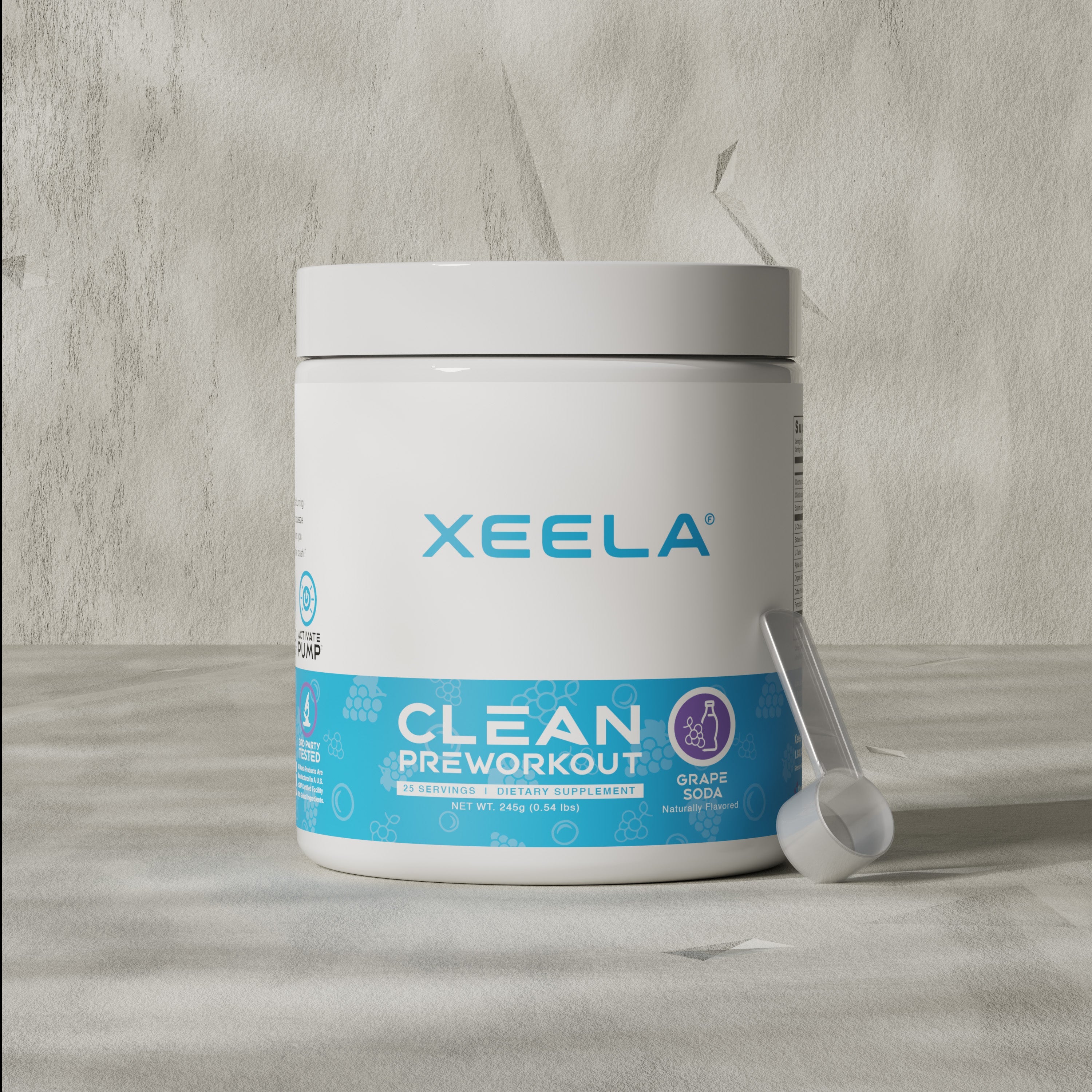 CLEAN PRE WORKOUT by Xeela® Fitness