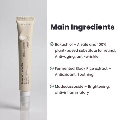 Haruharu Wonder Black Rice Bakuchiol Eye Cream by AsiaBeautyMall