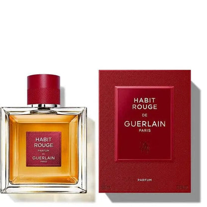 Habit Rouge By Guerlain For Men 3.3oz Parfum Spray