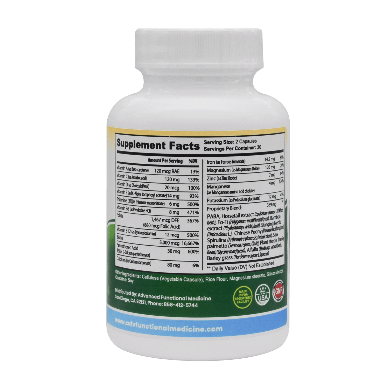 Hair/Skin/Nails Professional (Amazing hair, skin, and nails!) by Advanced Functional Medicine Supplements
