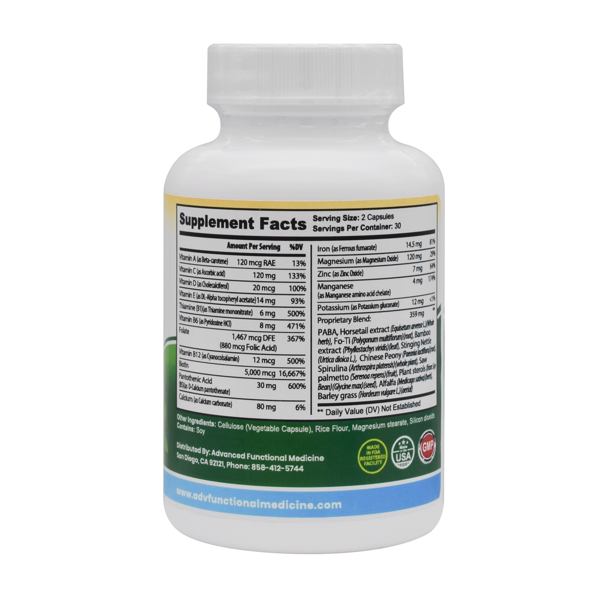Hair/Skin/Nails Professional (Amazing hair, skin, and nails!) by Advanced Functional Medicine Supplements