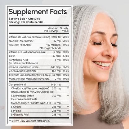 Biotin &amp; Collagen Hair Growth Complex by Maree