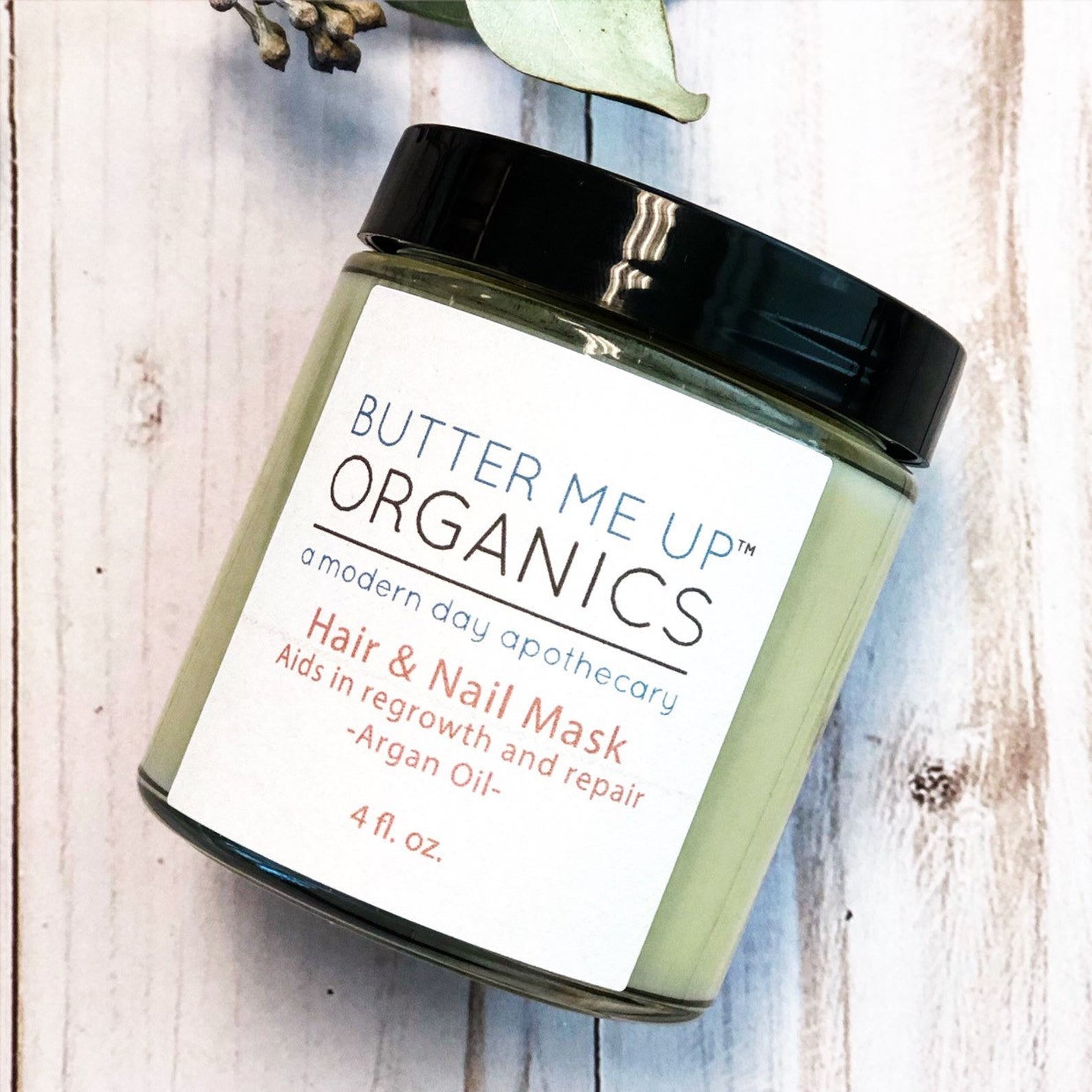 Hair &amp; Nail Mask for long hair growth and healthy nails by Butter Me Up Organics