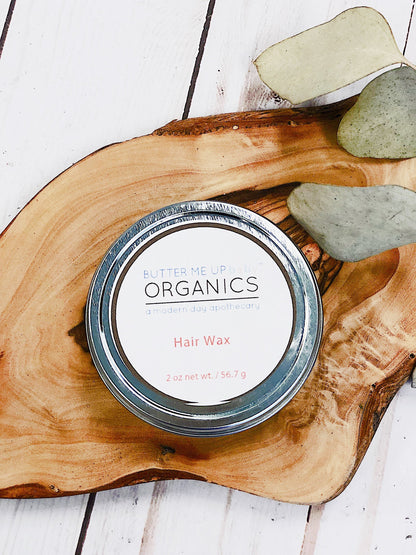 Organic Hair Wax for Babies, Children, and Adults by Butter Me Up Organics