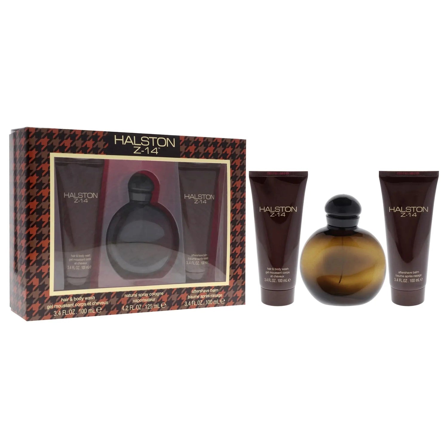 Halston Z14 Men 4.2oz EDT Spray 3 Piece Set by perfumesandrea