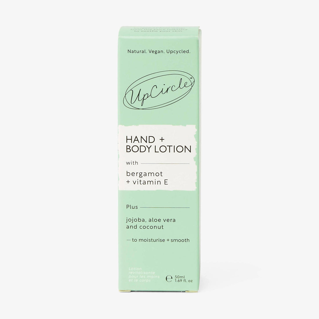 Hand + Body Lotion with Bergamot Water - Travel Size by UpCircle