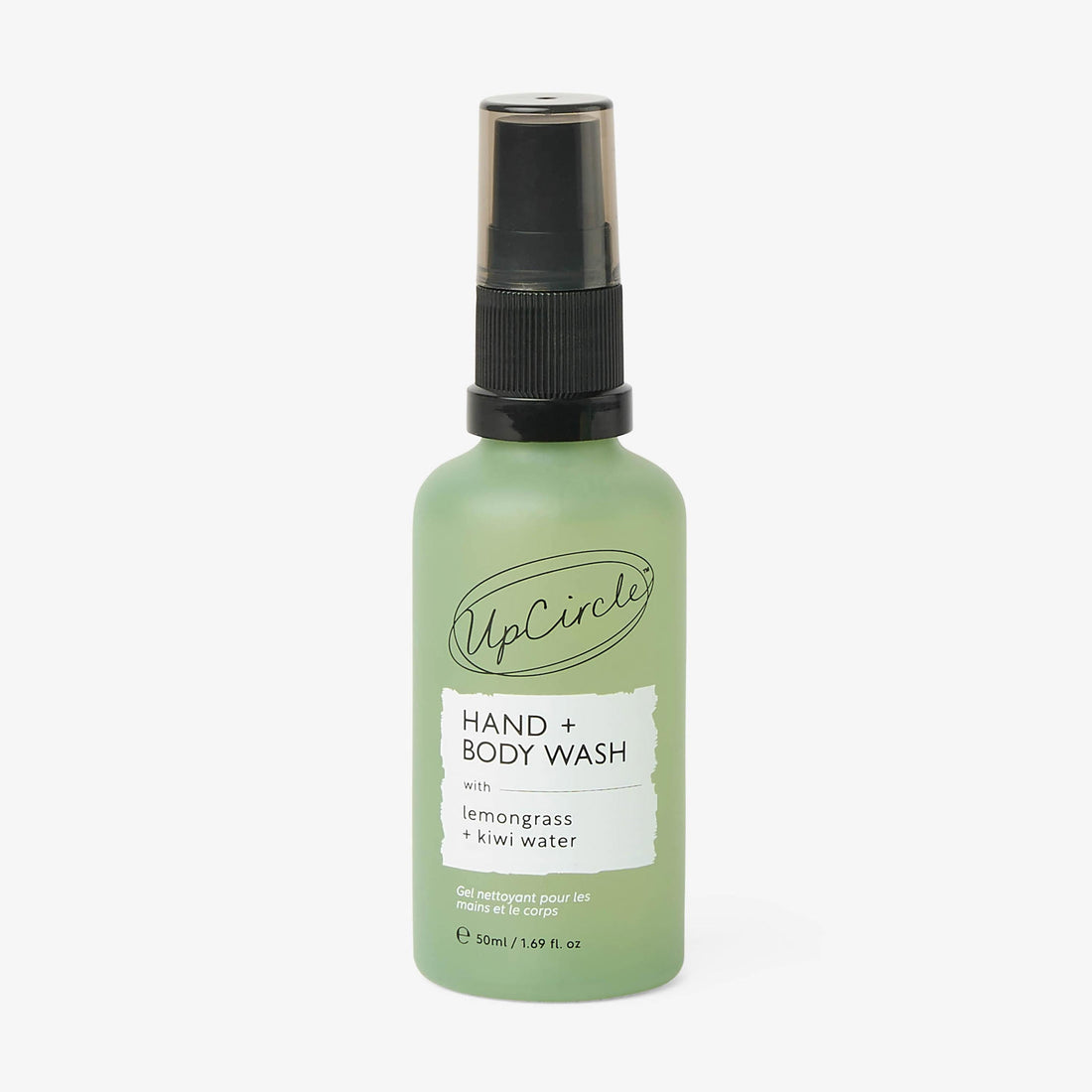 Natural Hand + Body Wash with Lemongrass - Travel Size by UpCircle